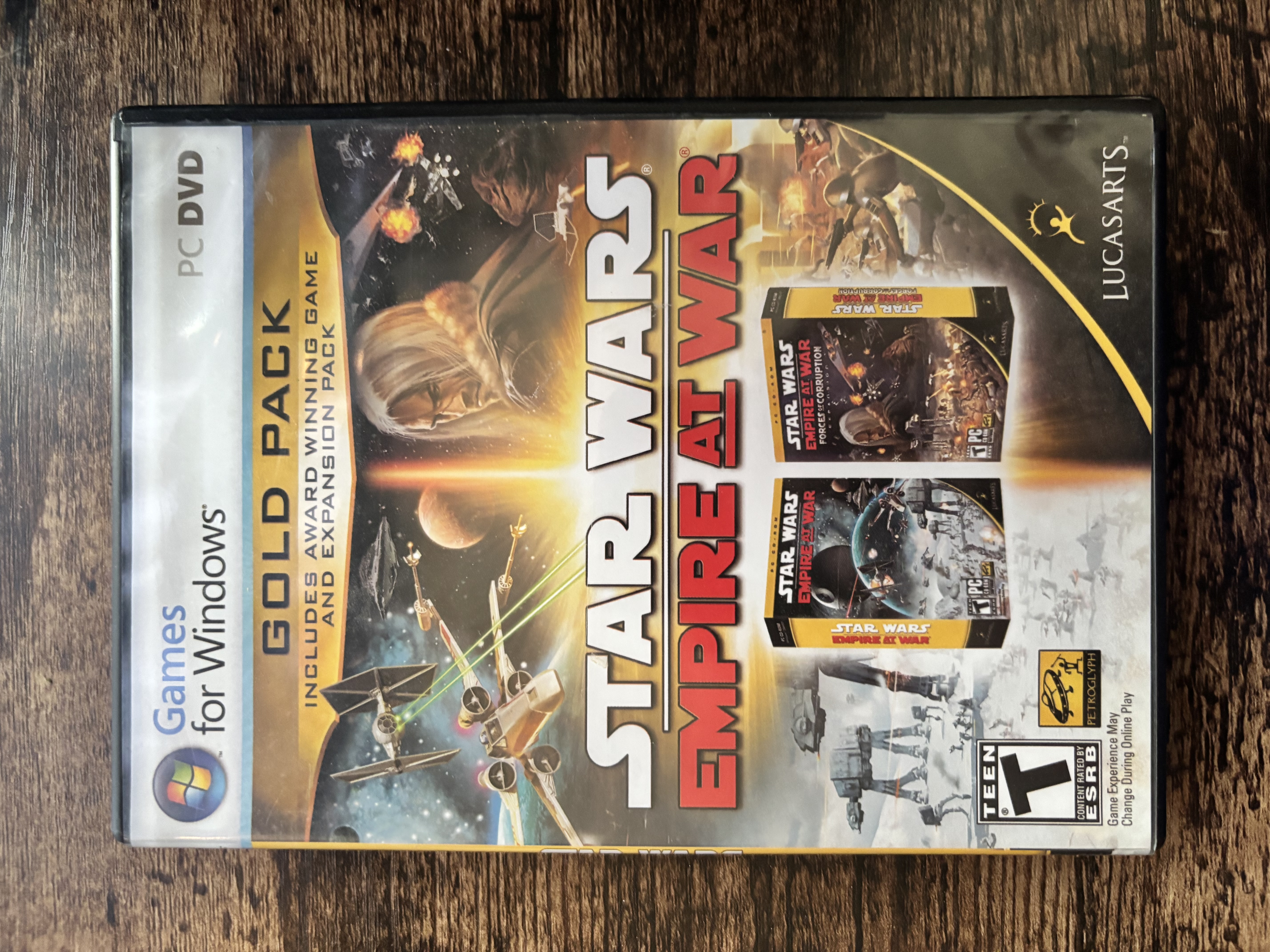 Star Wars Empire at War Gold Pack (PC DVD) – Complete w/ Expansion ⚔️