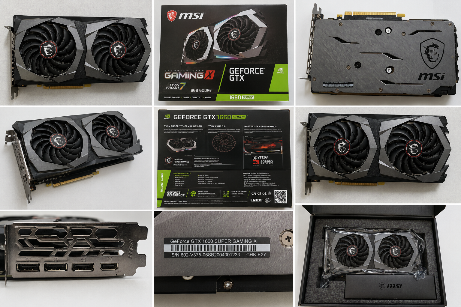 MSI GeForce GTX 1660 Super Gaming X 6GB – Tested & Working