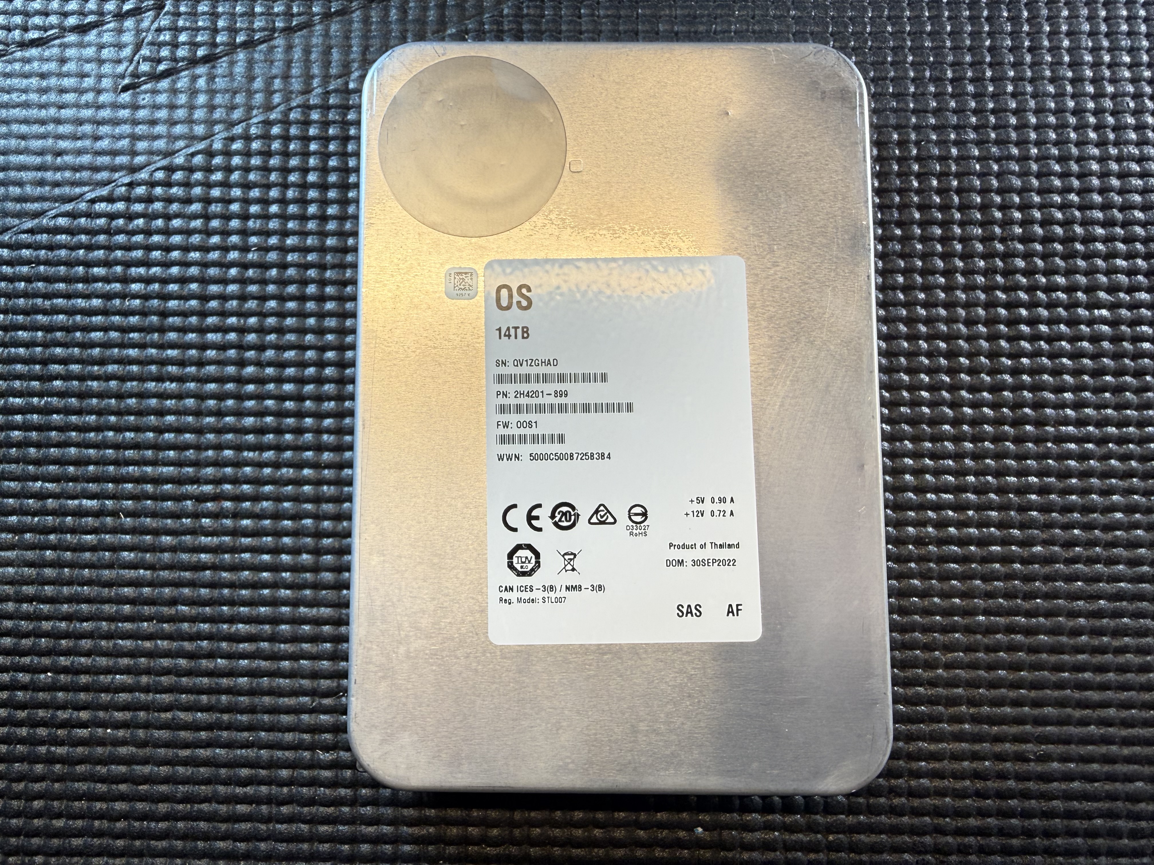 14TB OS/White Label Seagate Exos SAS Hard Drive