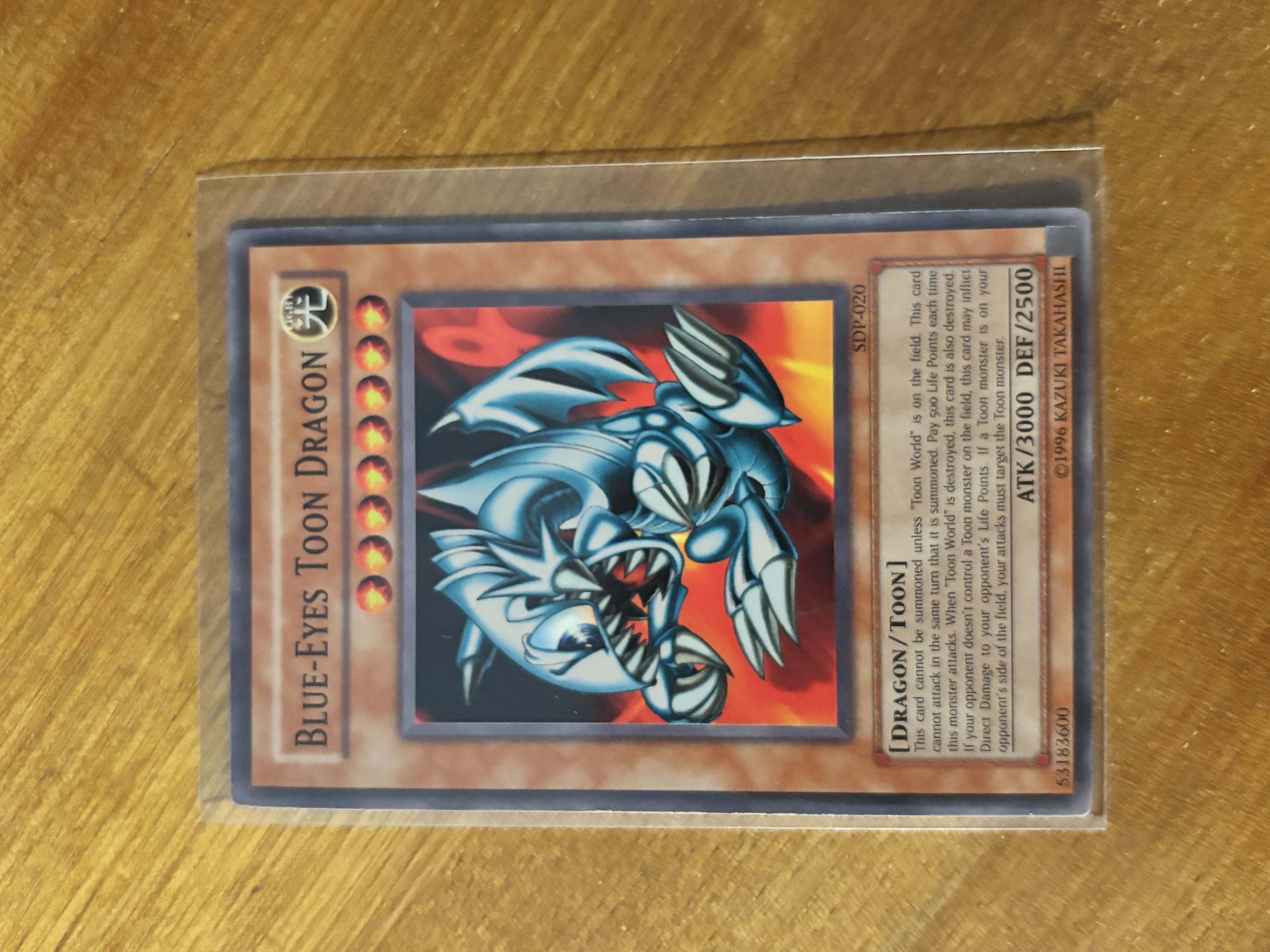 Vintage Yu-Gi-Oh Toon Card Lot – Blue-Eyes Toon Dragon SDP-020 + Toon Mermaid + Toon Summoned Skull