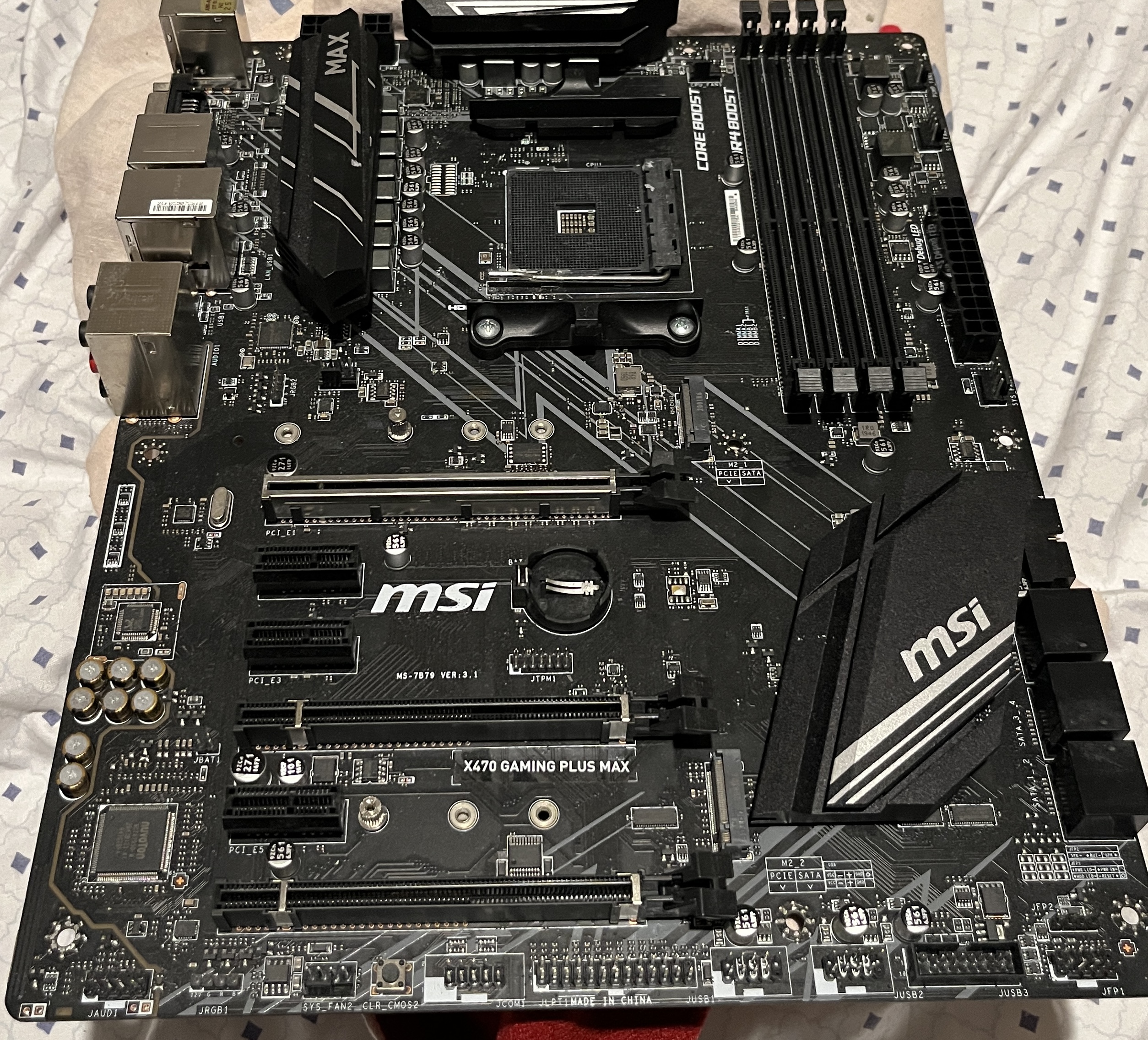 Broken AM4 Socket X470 Gaming Plus Max