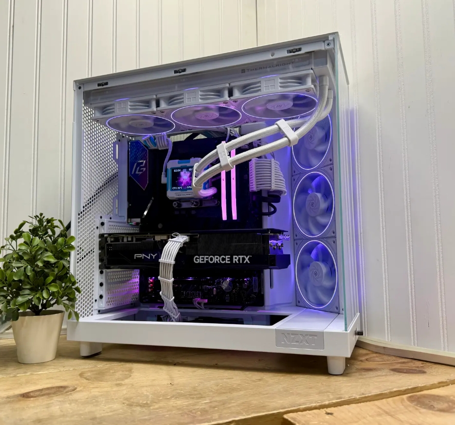 White Warrior 1440/4K 265k/RTX 5070 Ti/2TB nvm /2 TB HDD/32g DDR5/360mm AIO/850watt psu