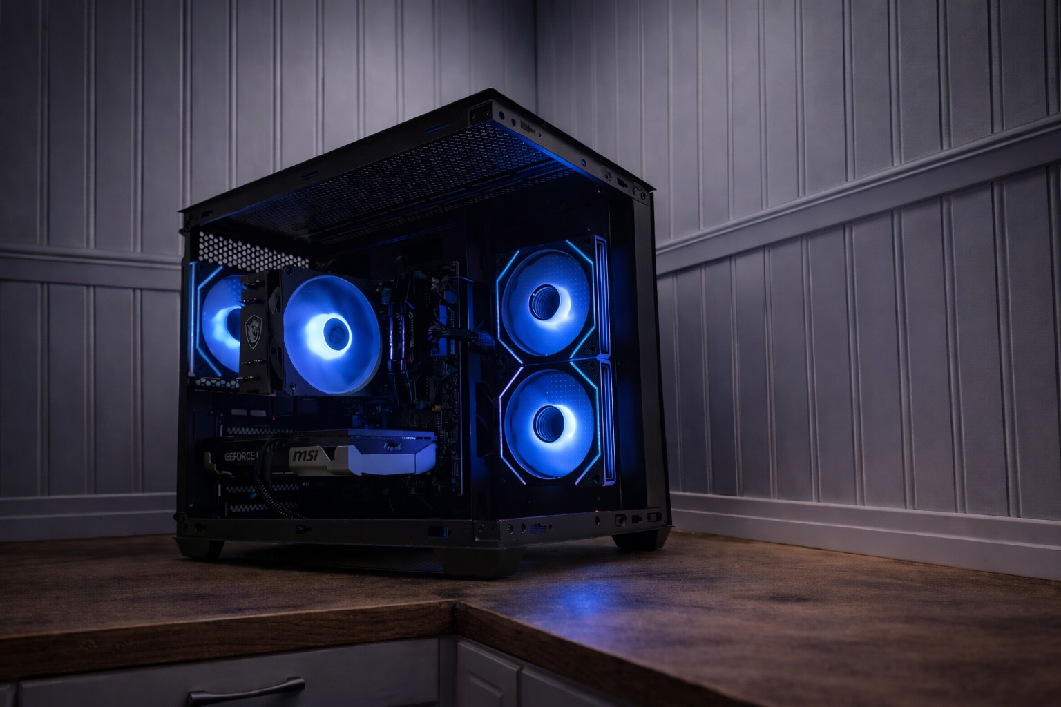 SMOKE RTX 5060ti 8g | 32GB RAM | 850W gold PSU | AMD 5500/ 1TB NVME