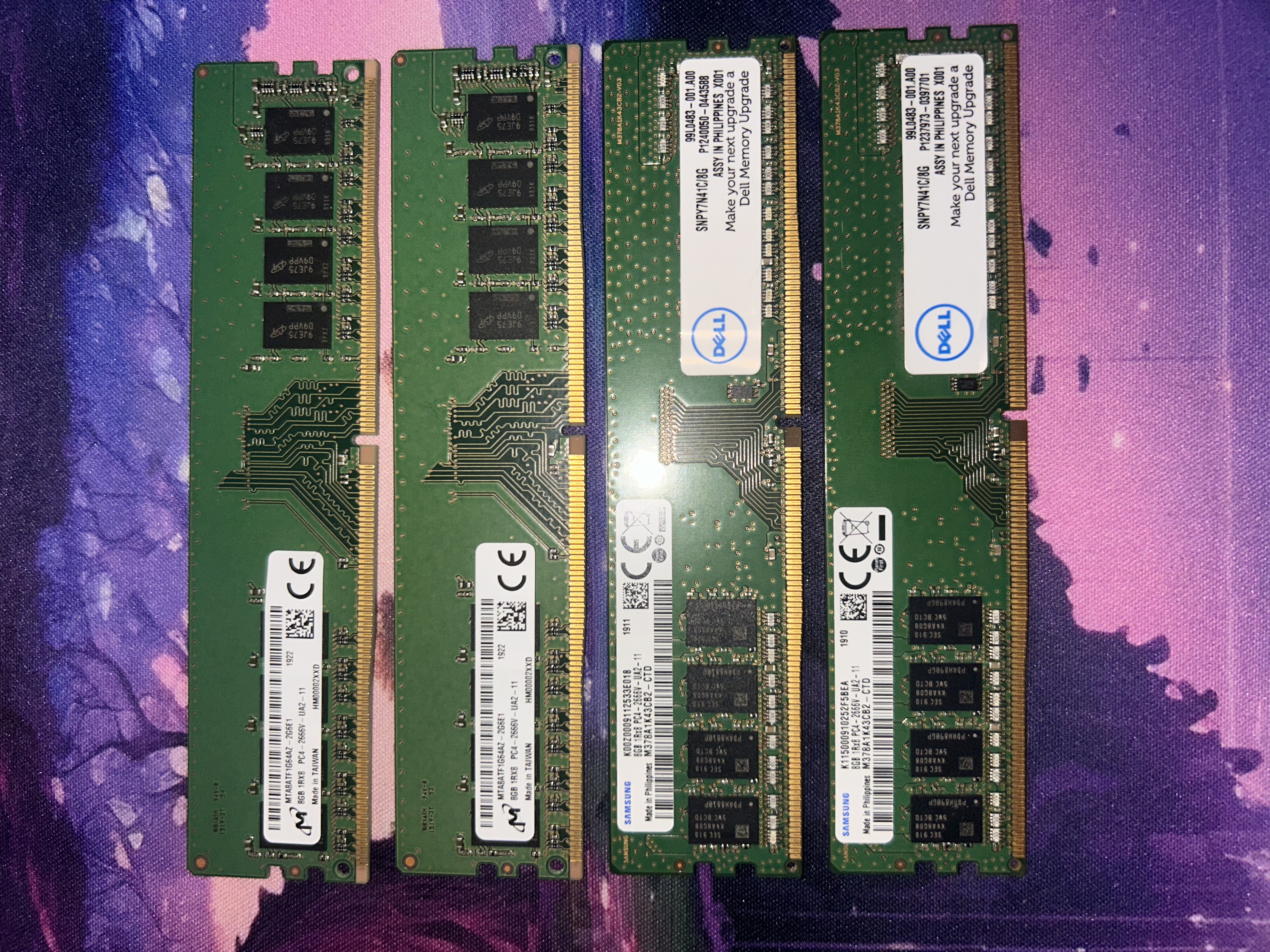 32GB kit  DDR4 2400MHz