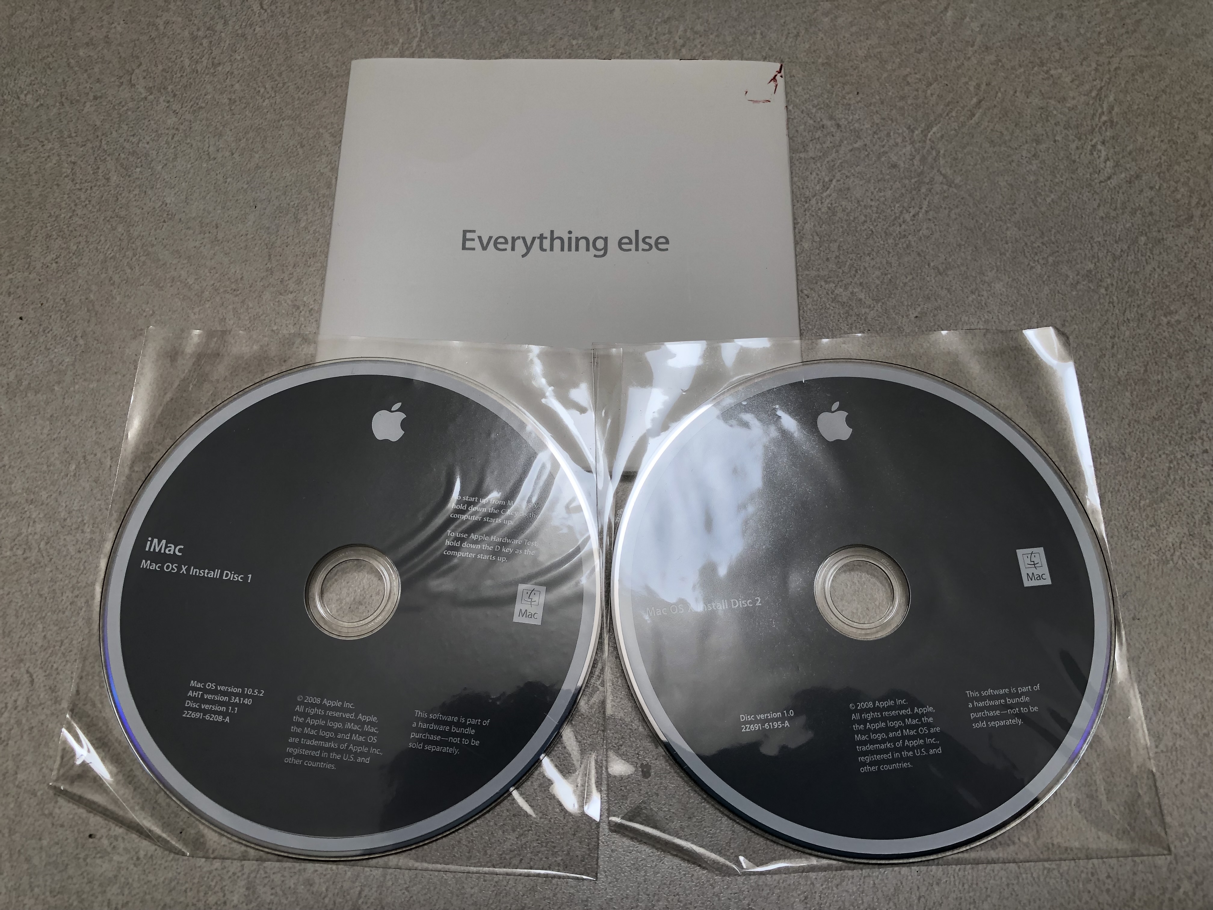 Mac OS X Install Discs