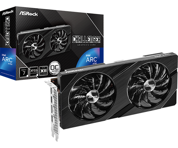 Intel Arc A750 Challenger D 8GB OC (NEW IN BOX!)